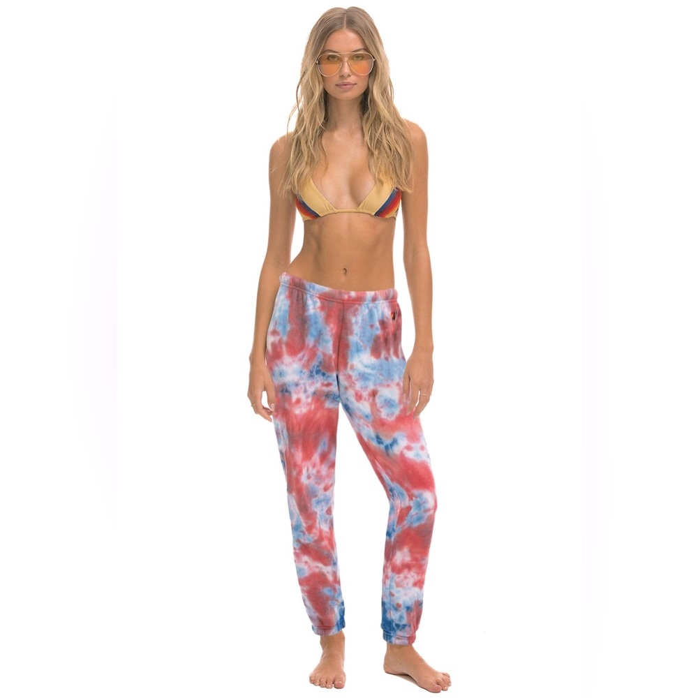 Aviator Nation tie dye sweatpants sz L